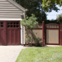 V3215SQ-6 Vinyl Tongue and Groove Privacy Fence with Square Lattice