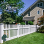 Got to love this incredible American dream Illusions V350 style white picket vinyl fence with matching gate #fence #fences #fencing #vinylfence #vinylfencing #fencepanels #fenceideas #homeideas #homedecor #backyardideas #privacyfence #privacyfences #poolfence #poolfences #longisland #longislandny #newyork #connecticut #rhodeisland #massachusetts #connecticut #pennsylvania #newjersey #fencecompany #bestfence #fencecontractor #fenceinstaller #yardfence