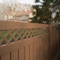 V5215D-6 Semi-Privacy fence with Diagonal Standard Lattice