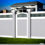 illusions-pvc-vinyl-8x8-inch-posts-gray-white-green-fencing-panels
