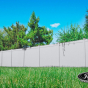 V300-6 T&G Privacy Fence in Gray (C103)