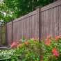 Illusions V300-6 Walnut Woodgrain Privacy Fence is an absolutely gorgeous addition to your landscaping. It blends perfectly in the background of almost every yard. #fence #fences #fenceproducts #vinylfence #vinylfences #pvcfence #pvcfences #woodgrain #walnut #illusionsfence #easternfence #landscapingideas #poolfence #poolideas #backyard #frontyard #curbappeal