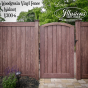 Illusions V300-6 Walnut Woodgrain Privacy Fence is an absolutely gorgeous addition to your landscaping. It blends perfectly in the background of almost every yard. #fence #fences #fenceproducts #vinylfence #vinylfences #pvcfence #pvcfences #woodgrain #walnut #illusionsfence #easternfence #landscapingideas #poolfence #poolideas #backyard #frontyard #curbappeal