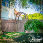 Got to love this rustic looking V3707-6 Illusions vinyl privacy fence with with scalloped picket top and grand arbor shown in Walnut #fence #fences #fencing #vinylfence #vinylfencing #fencepanels #fenceideas #homeideas #homedecor #backyardideas #privacyfence #privacyfences #poolfence #poolfences #longisland #longislandny #newyork #connecticut #rhodeisland #massachusetts #connecticut #pennsylvania #newjersey #fencecompany #bestfence #fencecontractor #fenceinstaller #yardfence