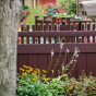 Beautiful PVC VINYL Mahogany Privacy Fence