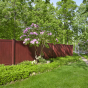 V300-6 Tongue & Groove Vinyl Woodbond PVC Fence in Cherry (W102)