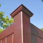 V300 Tongue & Groove Vinyl Woodbond PVC Fence in Cherry (W102)