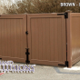 V300-6 Tongue & Groove Outdoor Enclosure in Brown (L106)