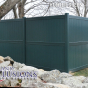 V300-8 Tongue & Groove Privacy PVC Fence in Hunter Green (E117)