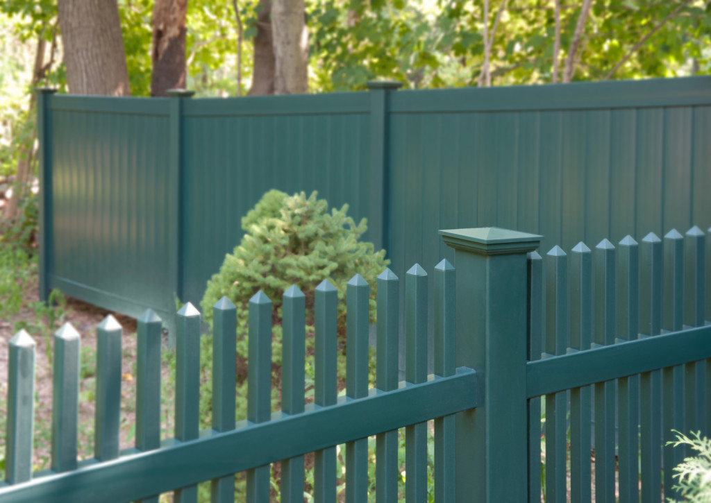 Images of Illusions PVC Vinyl Wood Grain and Color Fence