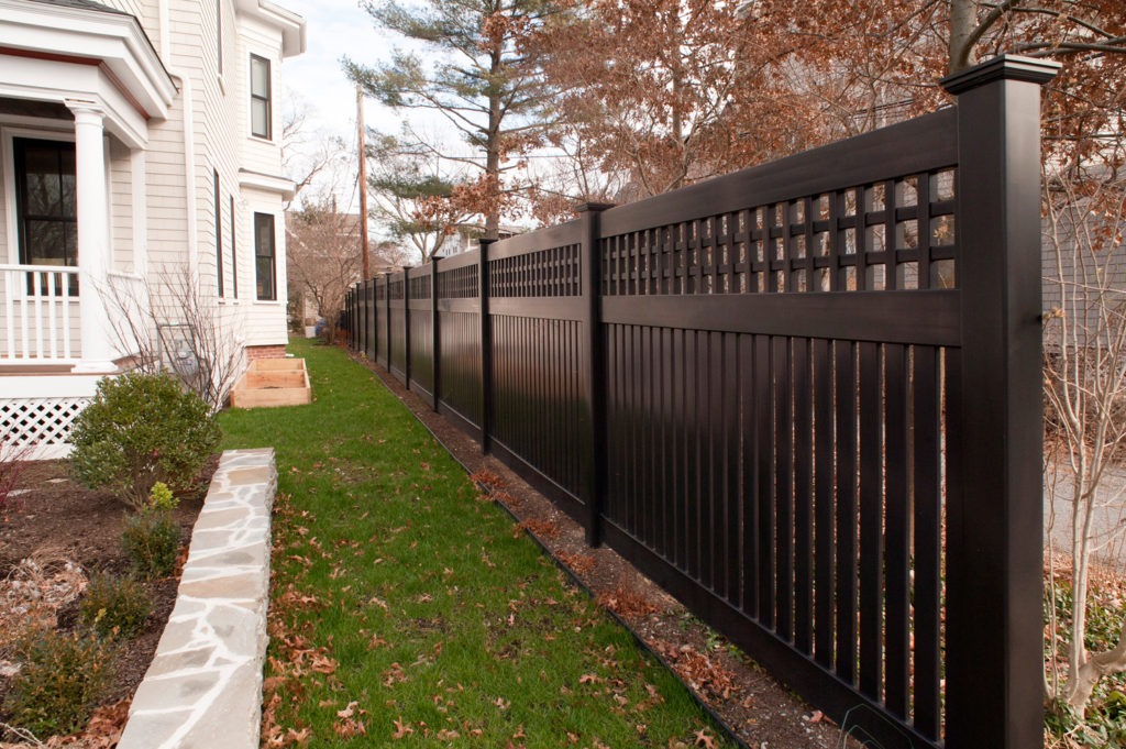 Images of Illusions PVC Vinyl Wood Grain and Color Fence