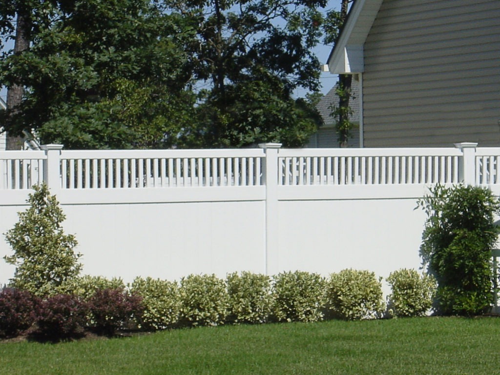 illusions pvc vinyl privacy fence panels in white