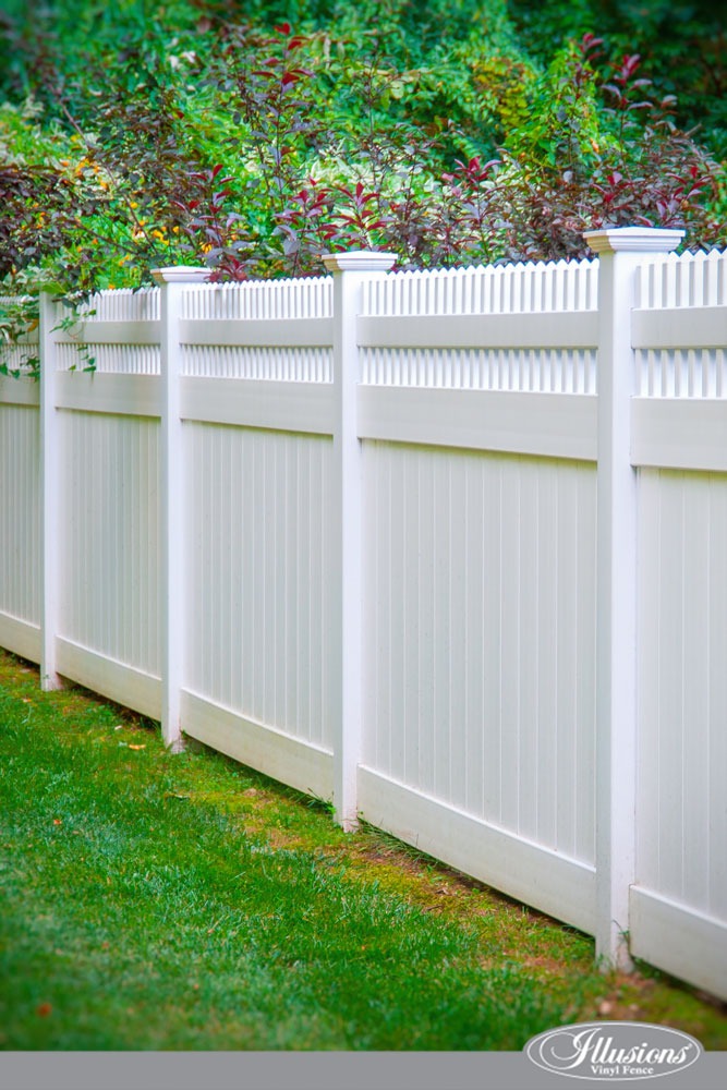 Who Makes The Best White Vinyl Fence Illusions Vinyl Fence | Free ...