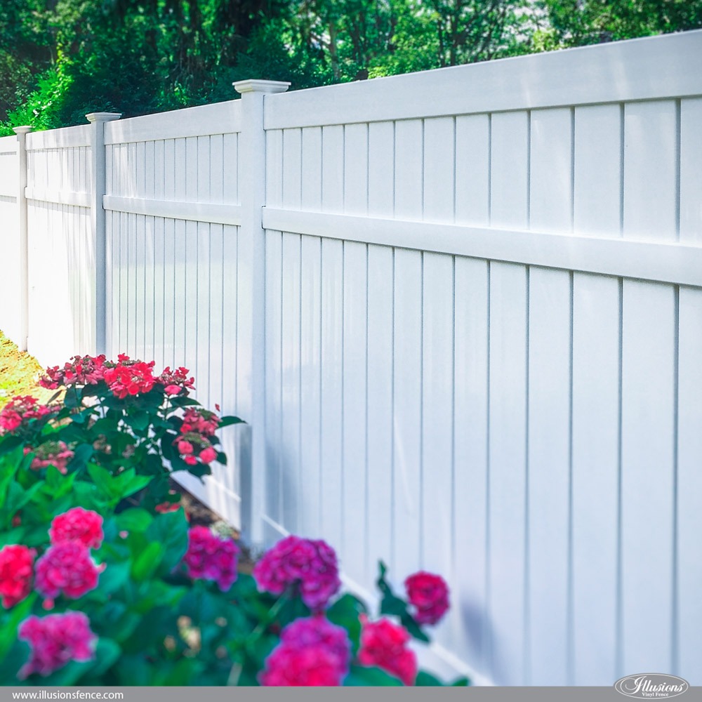 PVC Vinyl Semi-Privacy Fence by Illusions Fence