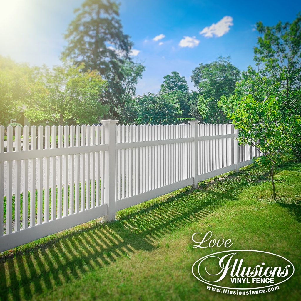 Got to love this incredible American dream Illusions V700-4 style straight top white picket vinyl fence #fence #fences #fencing #vinylfence #vinylfencing #fencepanels #fenceideas #homeideas #homedecor #backyardideas #privacyfence #privacyfences #poolfence #poolfences #longisland #longislandny #newyork #connecticut #rhodeisland #massachusetts #connecticut #pennsylvania #newjersey #fencecompany #bestfence #fencecontractor #fenceinstaller #yardfence