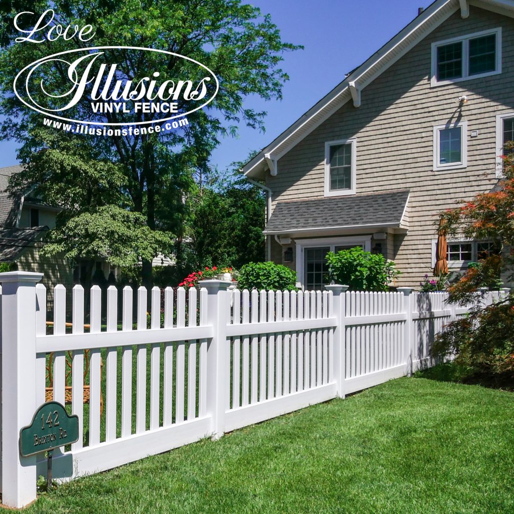 Got to love this incredible American dream Illusions V350 style white picket vinyl fence with matching gate #americandream #whitepicketfence #fence #fences #fencing #vinylfence #vinylfencing #fencepanels #fenceideas #homeideas #homedecor #backyardideas #privacyfence #privacyfences #poolfence #poolfences #longisland #longislandny #newyork #connecticut #rhodeisland #massachusetts #connecticut #pennsylvania #newjersey #fencecompany #bestfence #fencecontractor #fenceinstaller #yardfence