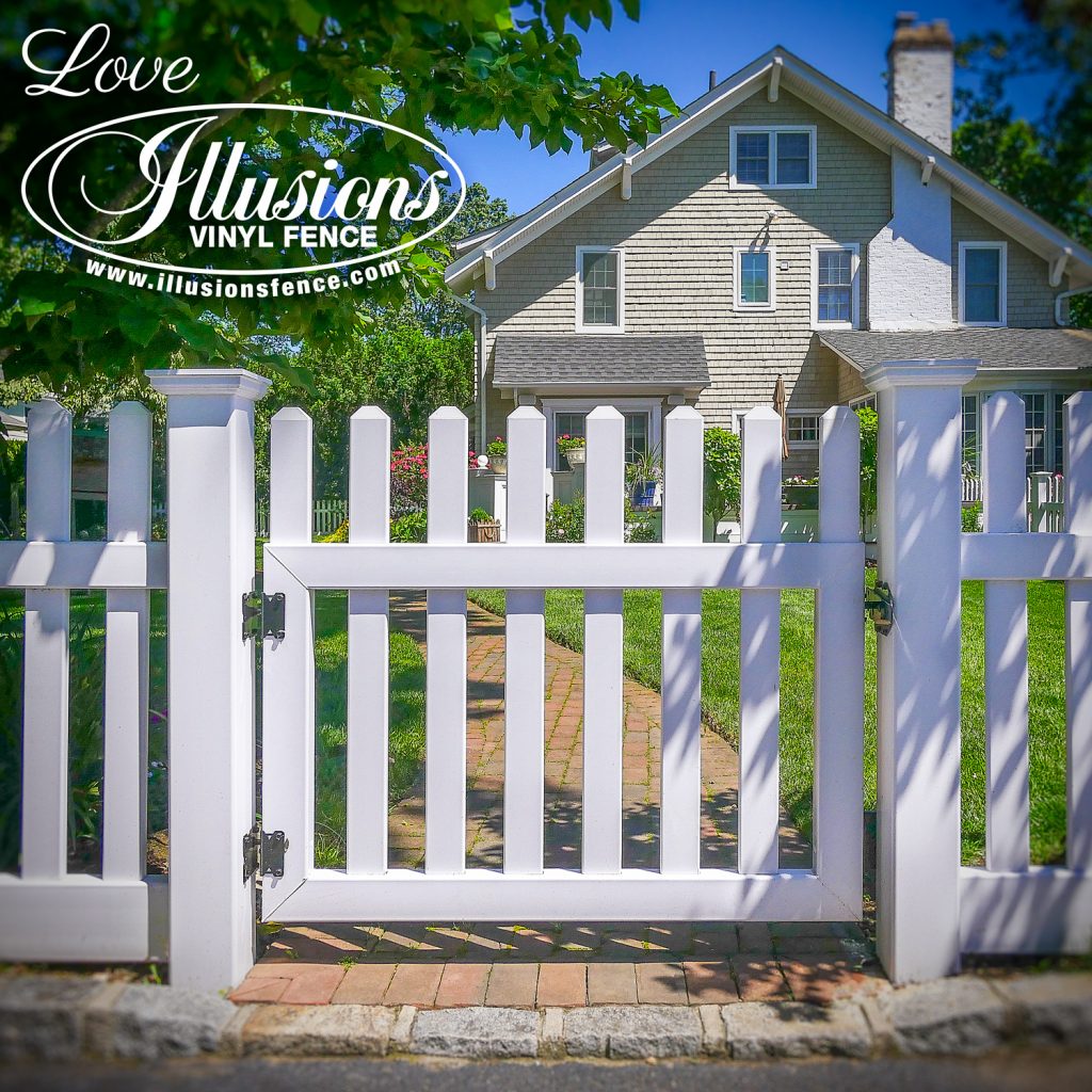 Got to love this incredible American dream Illusions V350 style white picket vinyl fence with matching gate #americandream #whitepicketfence #fence #fences #fencing #vinylfence #vinylfencing #fencepanels #fenceideas #homeideas #homedecor #backyardideas #privacyfence #privacyfences #poolfence #poolfences #longisland #longislandny #newyork #connecticut #rhodeisland #massachusetts #connecticut #pennsylvania #newjersey #fencecompany #bestfence #fencecontractor #fenceinstaller #yardfence